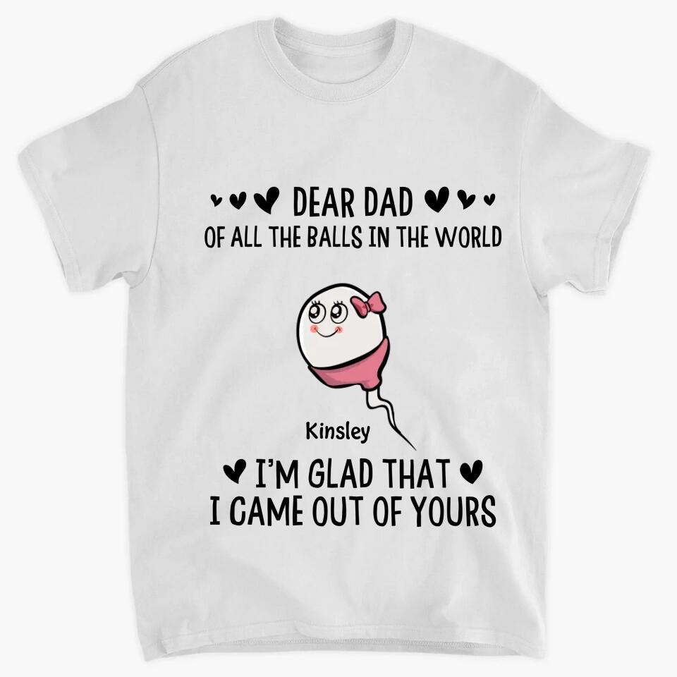 Personalized T-shirt - Gift For Father - Happy Father's Day