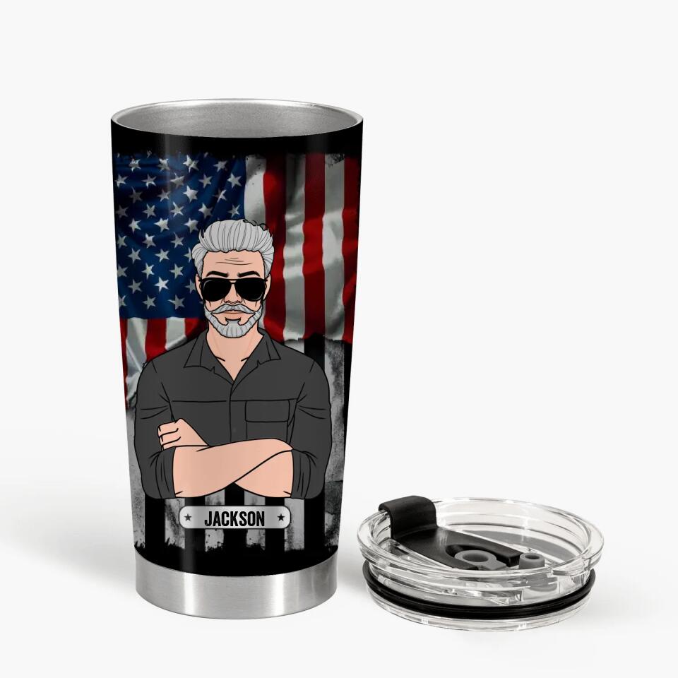 Legend Husband Daddy Since - Personalized Tumbler - Father's Day Gift