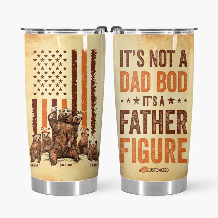 It's A Father Figure - Personalized Tumbler - Father's Day Gift