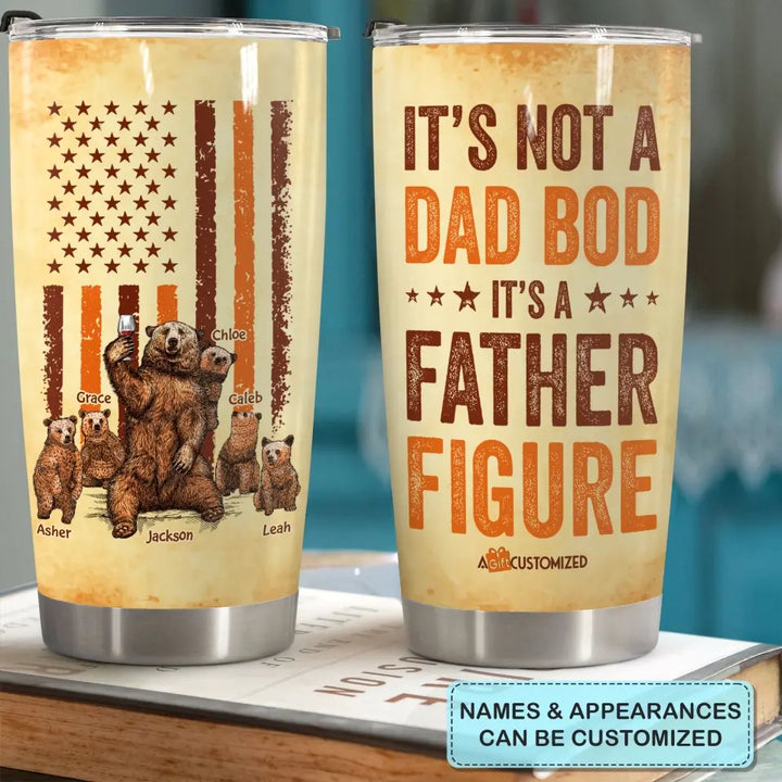 It's A Father Figure - Personalized Tumbler - Father's Day Gift