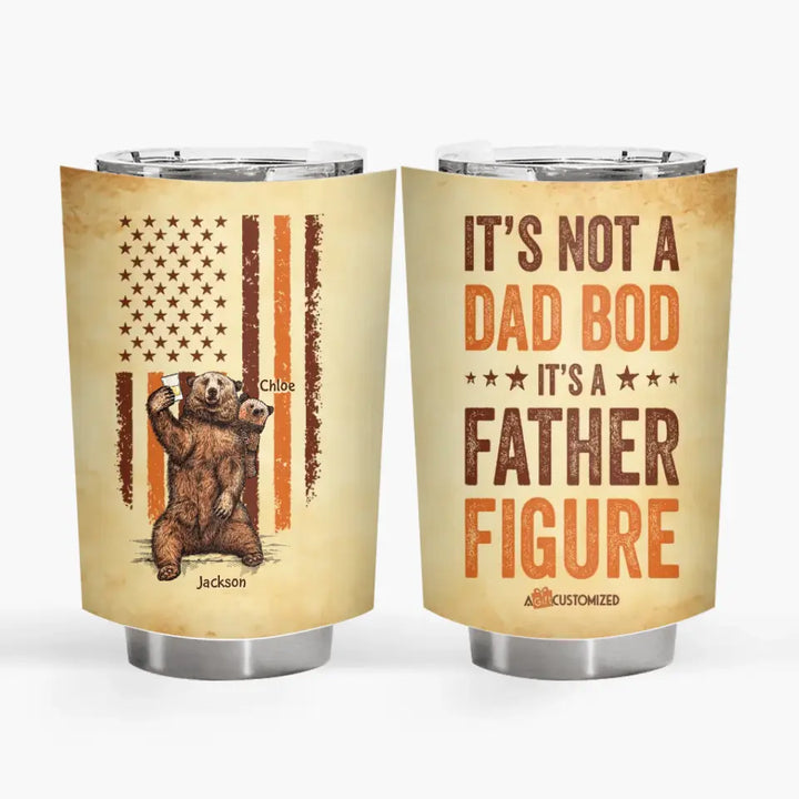 It's A Father Figure - Personalized Tumbler - Father's Day Gift