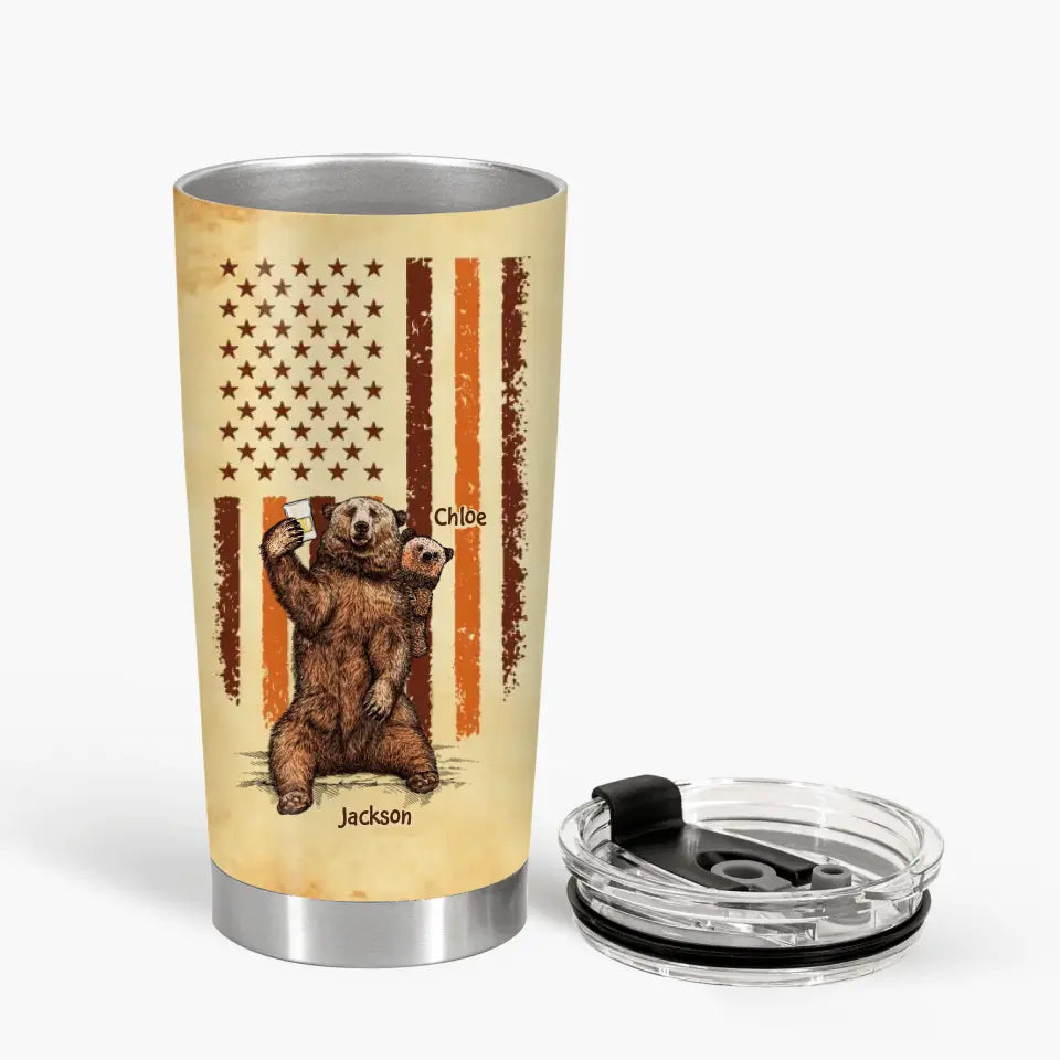It's A Father Figure - Personalized Tumbler - Father's Day Gift