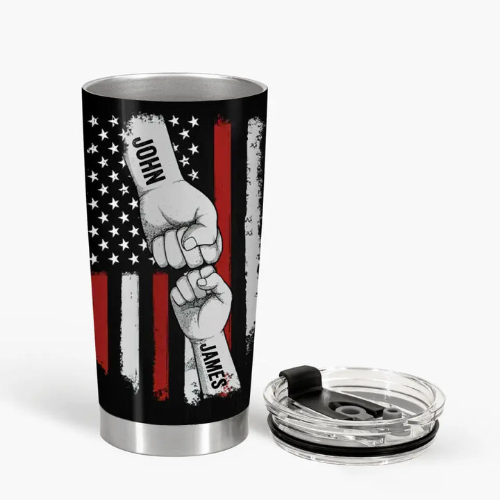 Dear Dad Great Job - Personalized Tumbler - Father's Day Gift