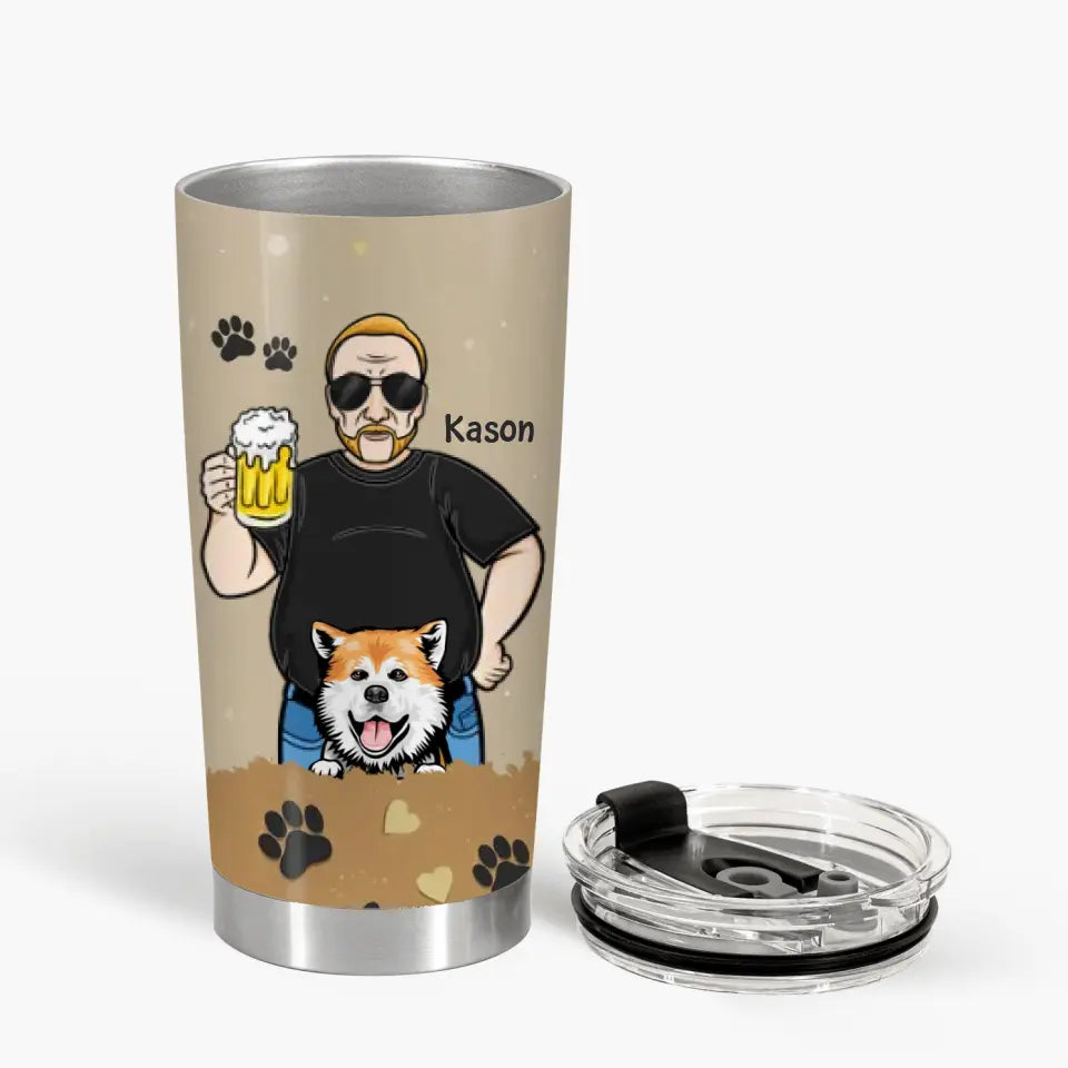 Thanks For Picking Up Our Poop - Personalized Tumbler - Father's Day Gift