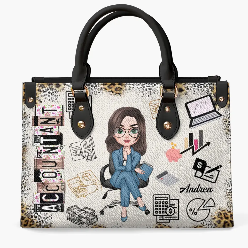 Personalized Leather Bag - Gift For CPA - Being A Certified Public Accountant ARND0014