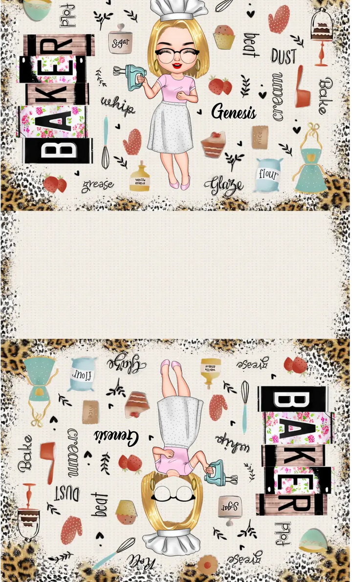 Personalized Leather Bag - Birthday Gift For Baker, Baking Lover - Baker Life ARND018
