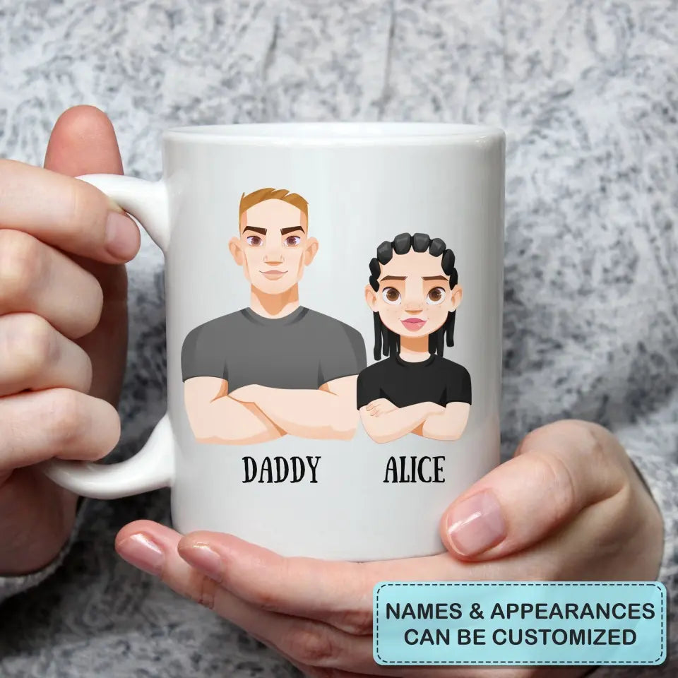 World's Best Dad - Personalized White Mug - Father's Day Gift