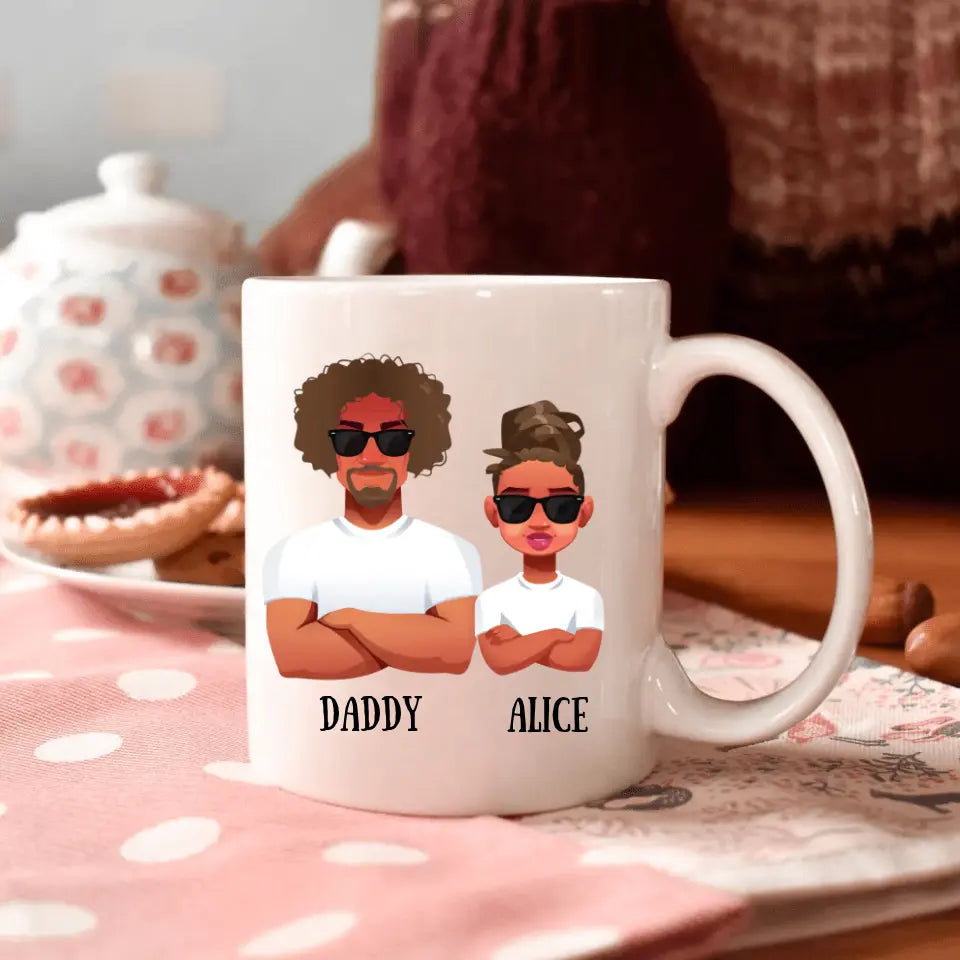 World's Best Dad - Personalized White Mug - Father's Day Gift