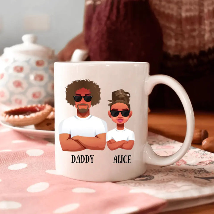 World's Best Dad - Personalized White Mug - Father's Day Gift