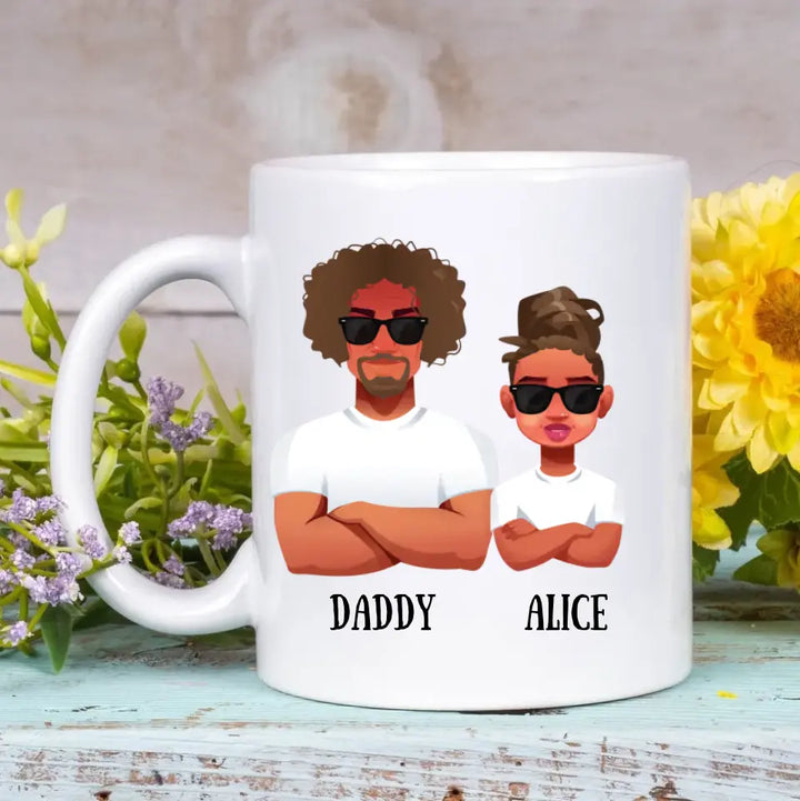 World's Best Dad - Personalized White Mug - Father's Day Gift