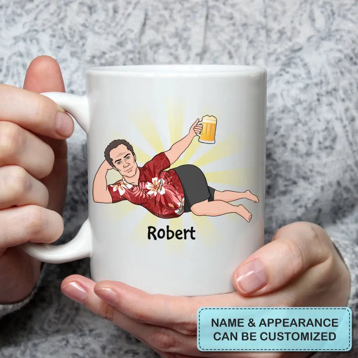 Personalized Autumn Mug With Name | Custom Fall Landscape Coffee Cup | Gift For Mom, Dad
