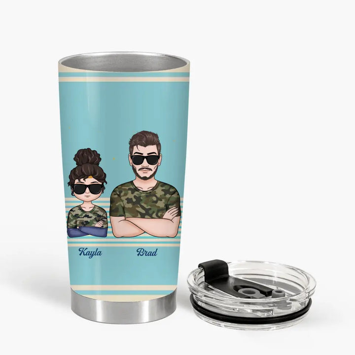 My Amazing Step Dad - Personalized Tumbler - Father's Day Gift