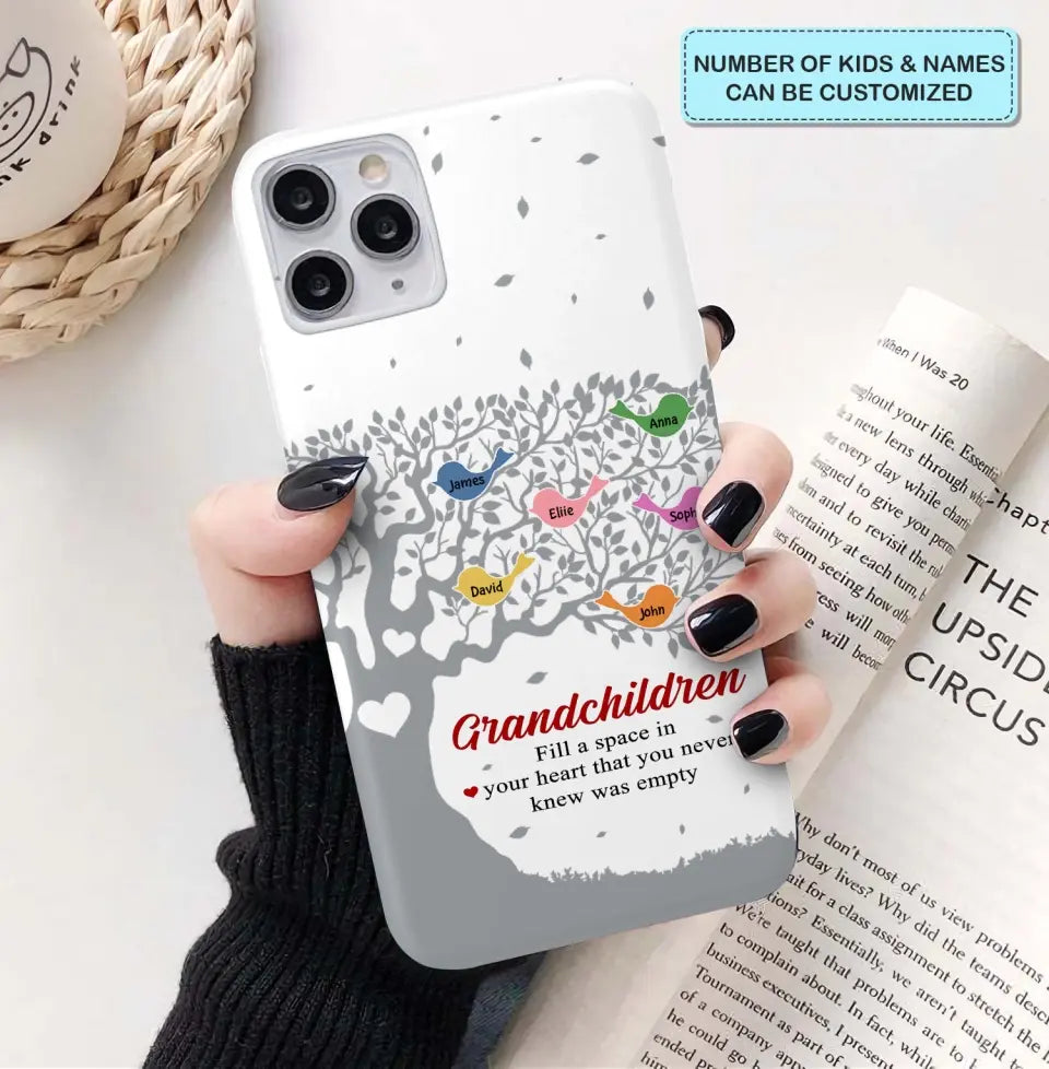 Personalized Custom Phone Case - Mother's Day Gift For Mom, Grandma - Grandchildren Fill A Space In Your Heart