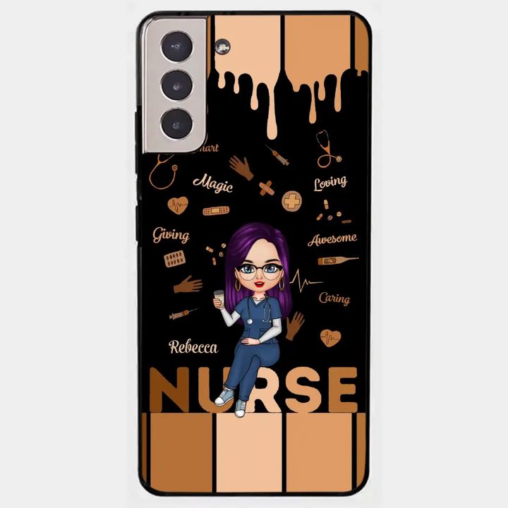 Personalized Custom Phone Case - Nurse's Day, Appreciation Gift For Nurse - Love Nurse Life V2