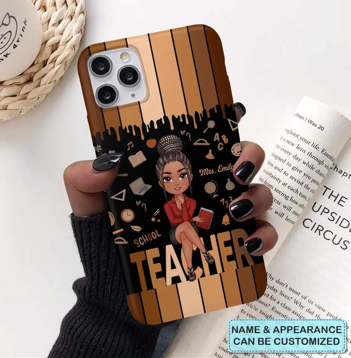 Love Teacher Life - Personalized Custom Phone Case - Teacher's Day, Appreciation Gift For Teacher