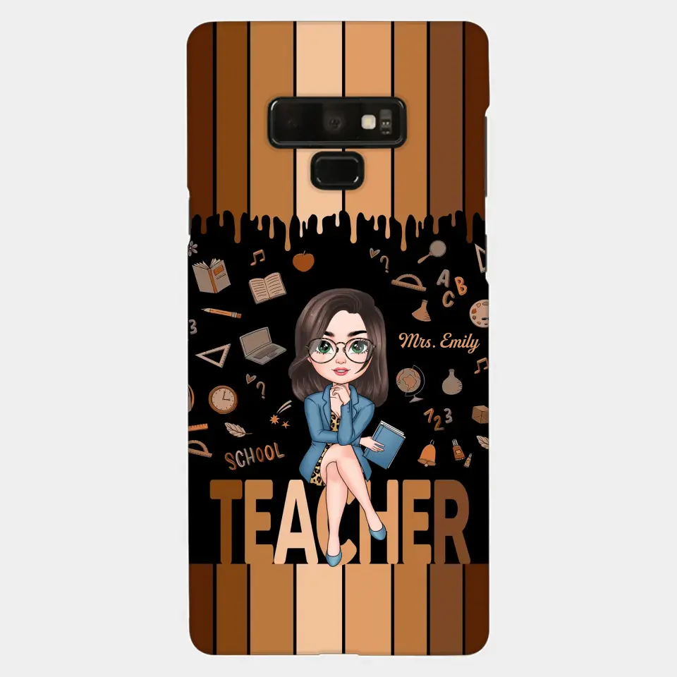 Love Teacher Life - Personalized Custom Phone Case - Teacher's Day, Appreciation Gift For Teacher