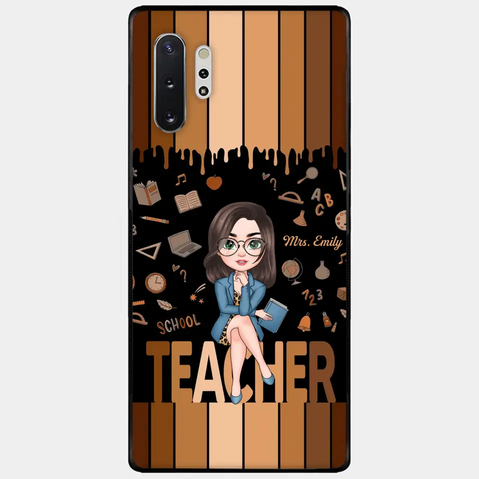 Love Teacher Life - Personalized Custom Phone Case - Teacher's Day, Appreciation Gift For Teacher