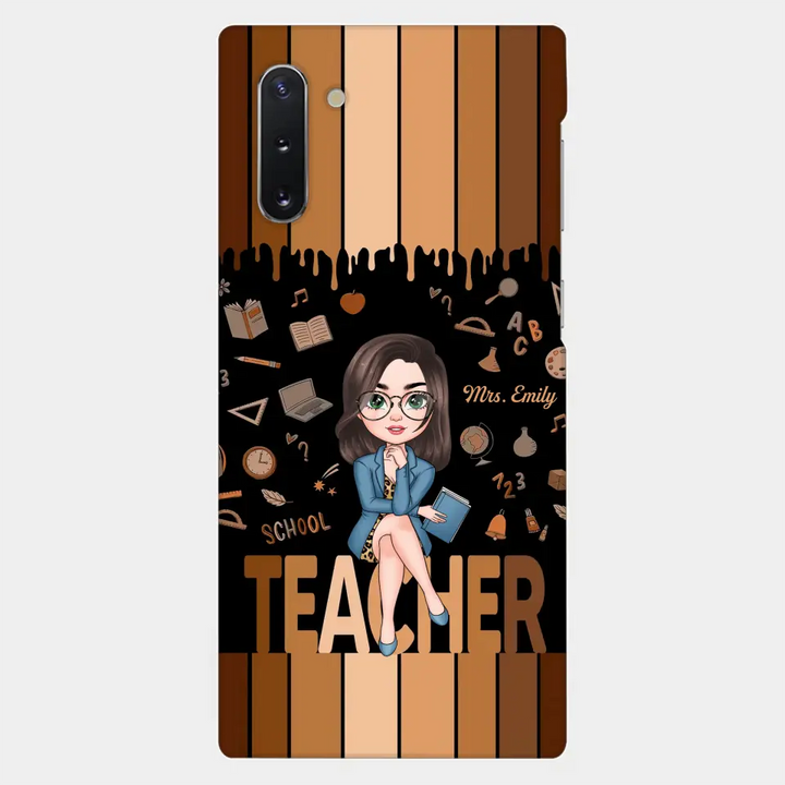 Love Teacher Life - Personalized Custom Phone Case - Teacher's Day, Appreciation Gift For Teacher