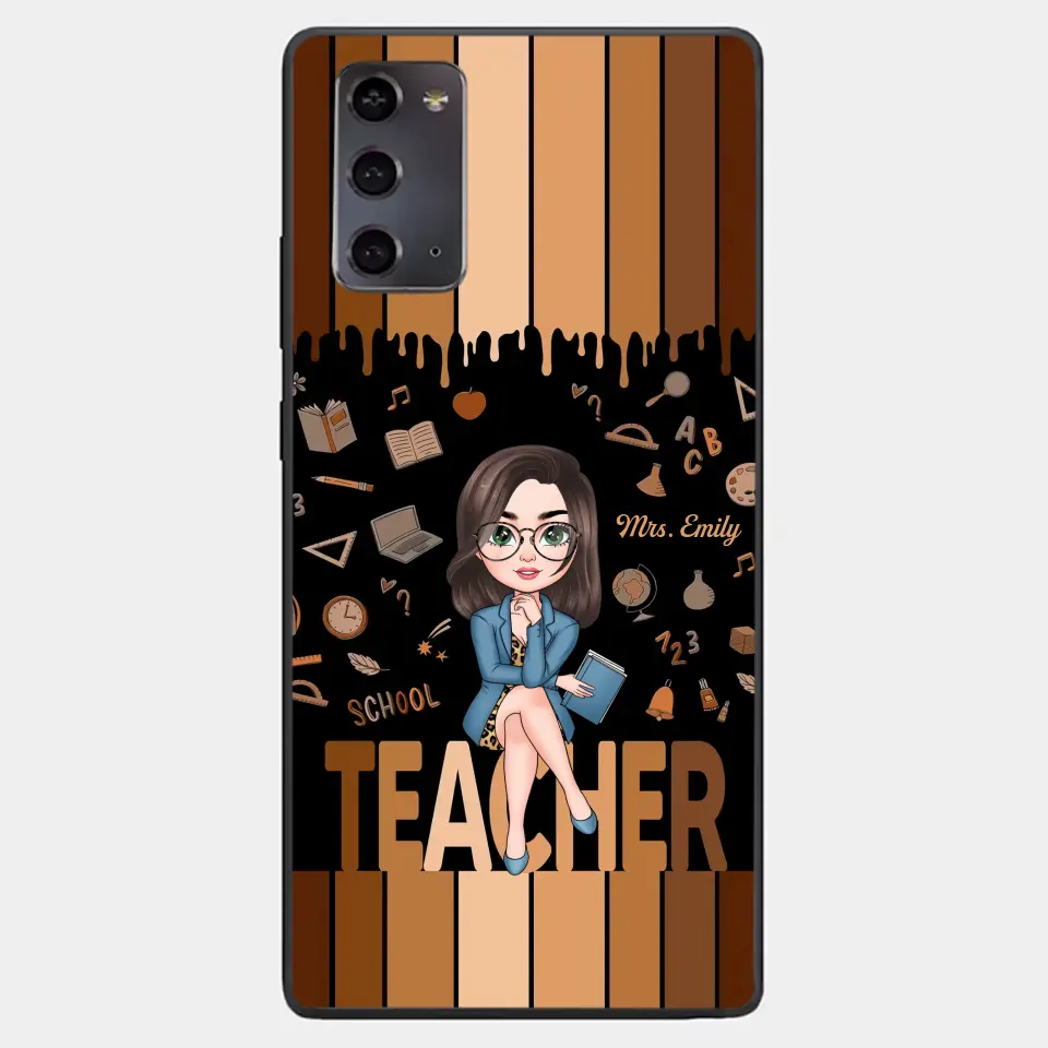 Love Teacher Life - Personalized Custom Phone Case - Teacher's Day, Appreciation Gift For Teacher