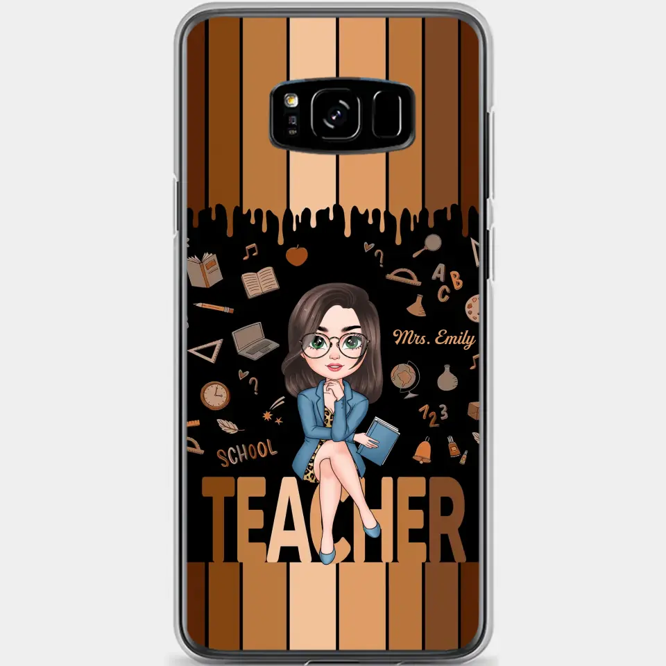 Love Teacher Life - Personalized Custom Phone Case - Teacher's Day, Appreciation Gift For Teacher