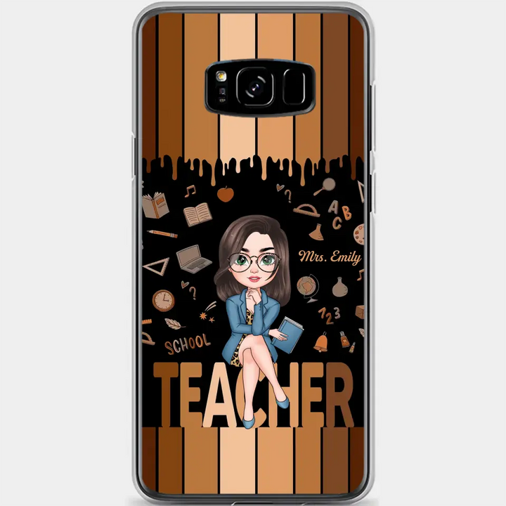 Love Teacher Life - Personalized Custom Phone Case - Teacher's Day, Appreciation Gift For Teacher