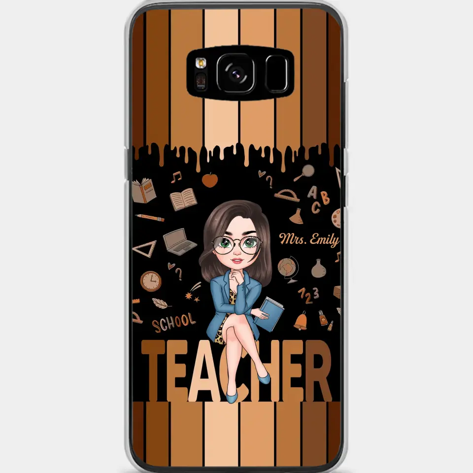 Love Teacher Life - Personalized Custom Phone Case - Teacher's Day, Appreciation Gift For Teacher