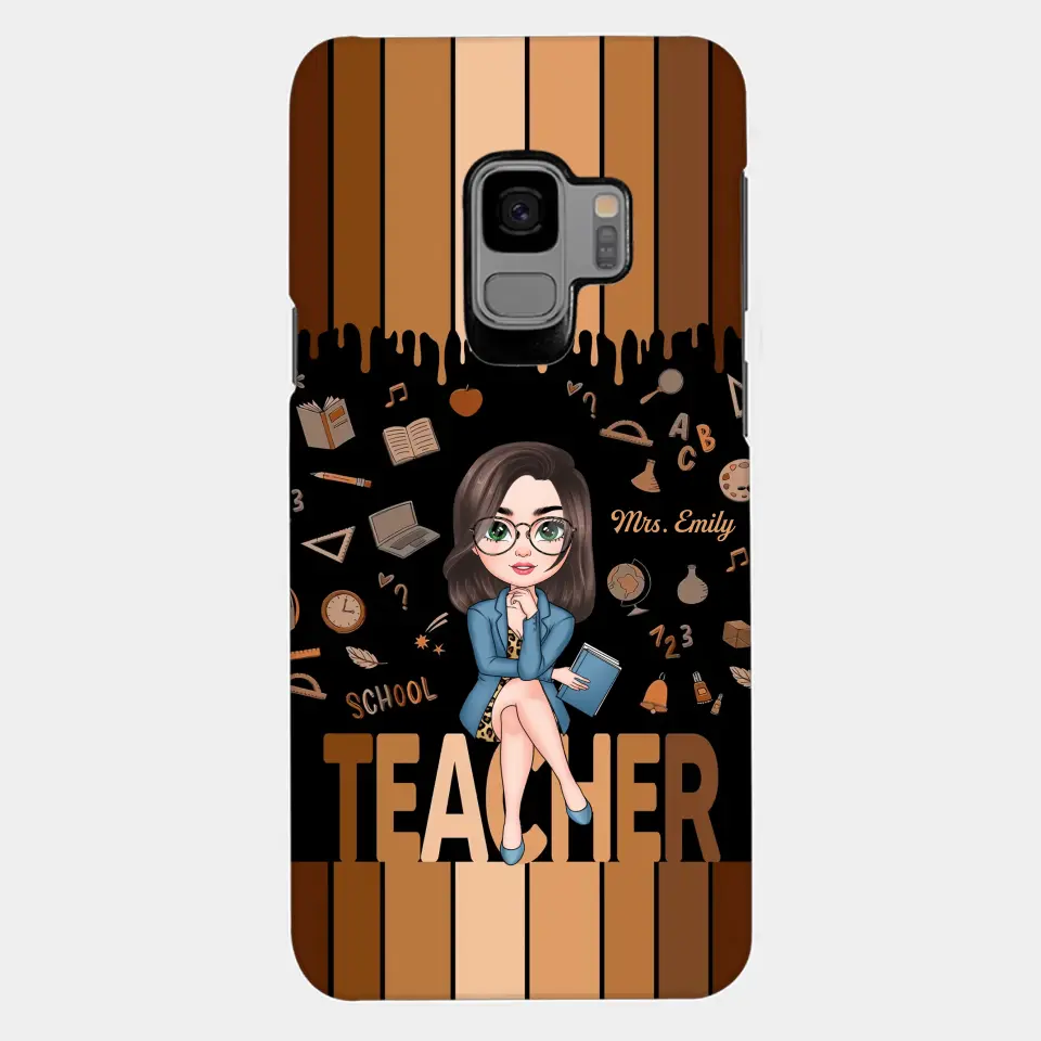 Love Teacher Life - Personalized Custom Phone Case - Teacher's Day, Appreciation Gift For Teacher