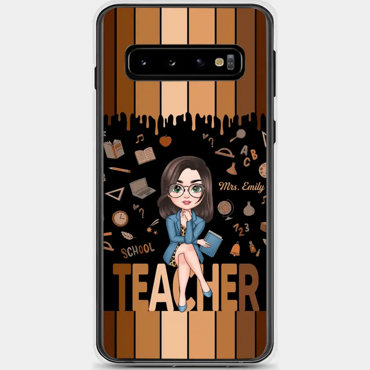 Love Teacher Life - Personalized Custom Phone Case - Teacher's Day, Appreciation Gift For Teacher