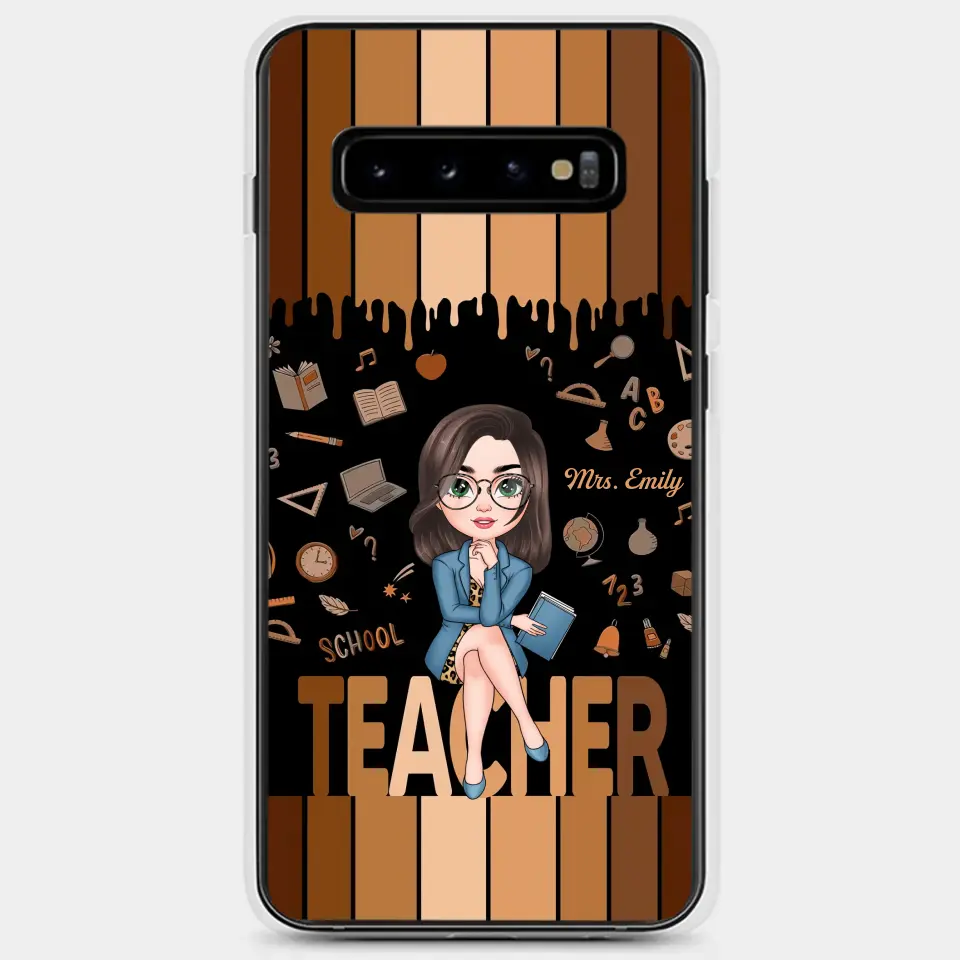 Love Teacher Life - Personalized Custom Phone Case - Teacher's Day, Appreciation Gift For Teacher