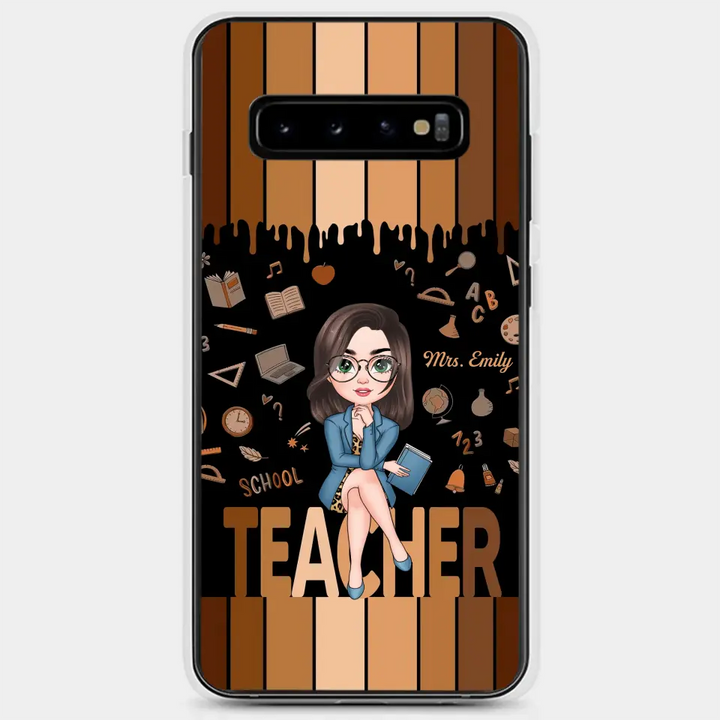 Love Teacher Life - Personalized Custom Phone Case - Teacher's Day, Appreciation Gift For Teacher