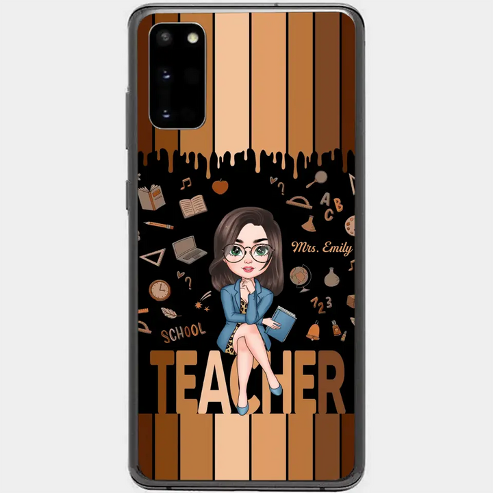 Love Teacher Life - Personalized Custom Phone Case - Teacher's Day, Appreciation Gift For Teacher