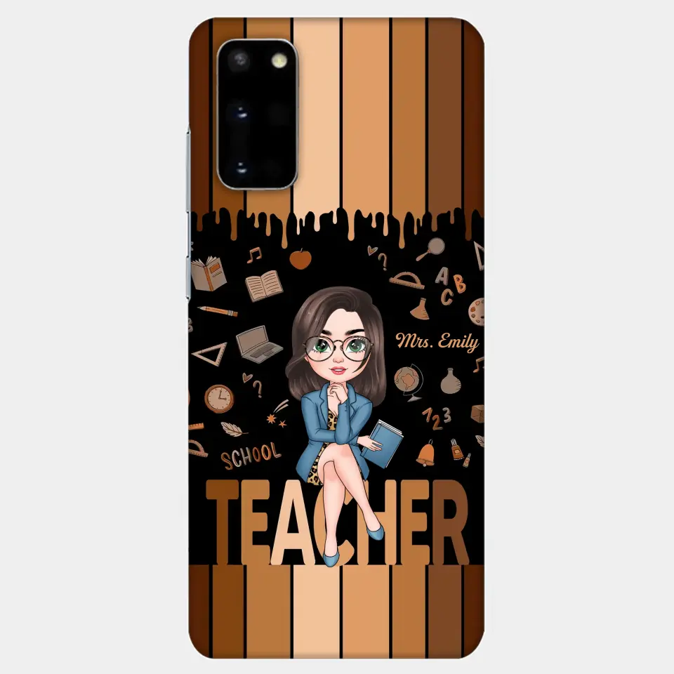 Love Teacher Life - Personalized Custom Phone Case - Teacher's Day, Appreciation Gift For Teacher