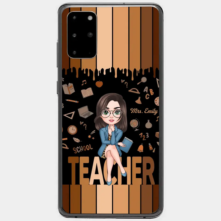 Love Teacher Life - Personalized Custom Phone Case - Teacher's Day, Appreciation Gift For Teacher