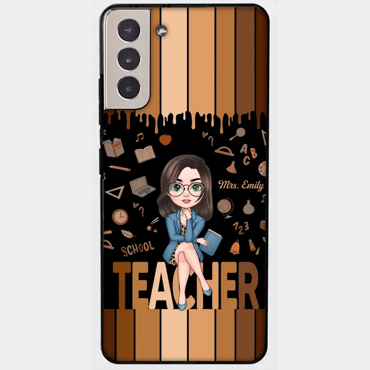 Love Teacher Life - Personalized Custom Phone Case - Teacher's Day, Appreciation Gift For Teacher