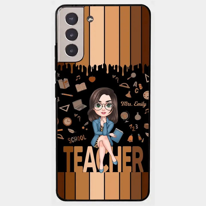 Love Teacher Life - Personalized Custom Phone Case - Teacher's Day, Appreciation Gift For Teacher