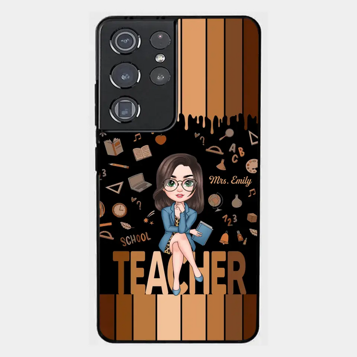 Love Teacher Life - Personalized Custom Phone Case - Teacher's Day, Appreciation Gift For Teacher