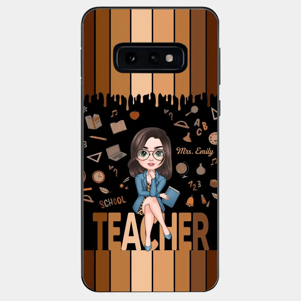 Love Teacher Life - Personalized Custom Phone Case - Teacher's Day, Appreciation Gift For Teacher