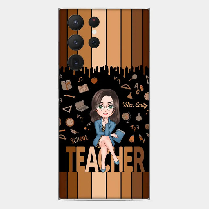 Love Teacher Life - Personalized Custom Phone Case - Teacher's Day, Appreciation Gift For Teacher