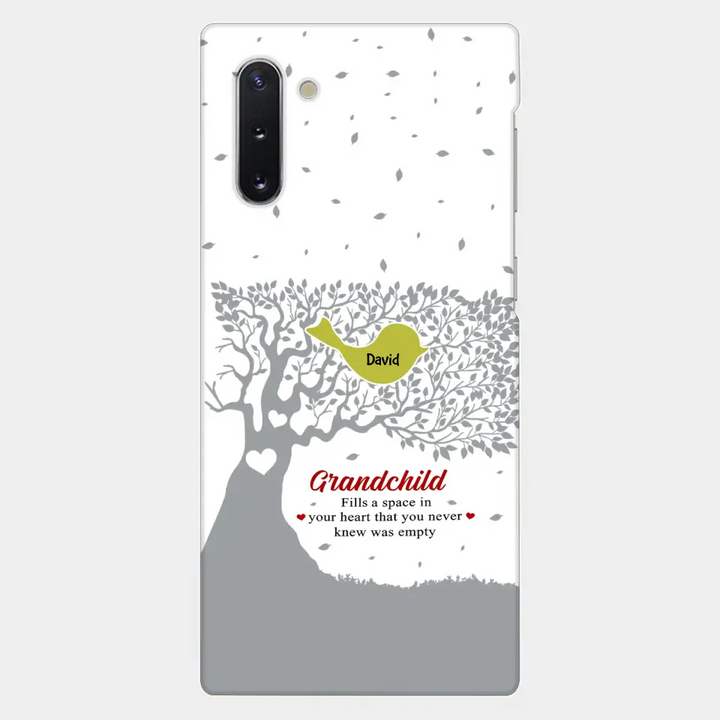 Personalized Custom Phone Case - Mother's Day Gift For Mom, Grandma - Grandchildren Fill A Space In Your Heart