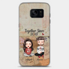 Personalized Phone Case - Gift For Couple - Together Since ARND0014