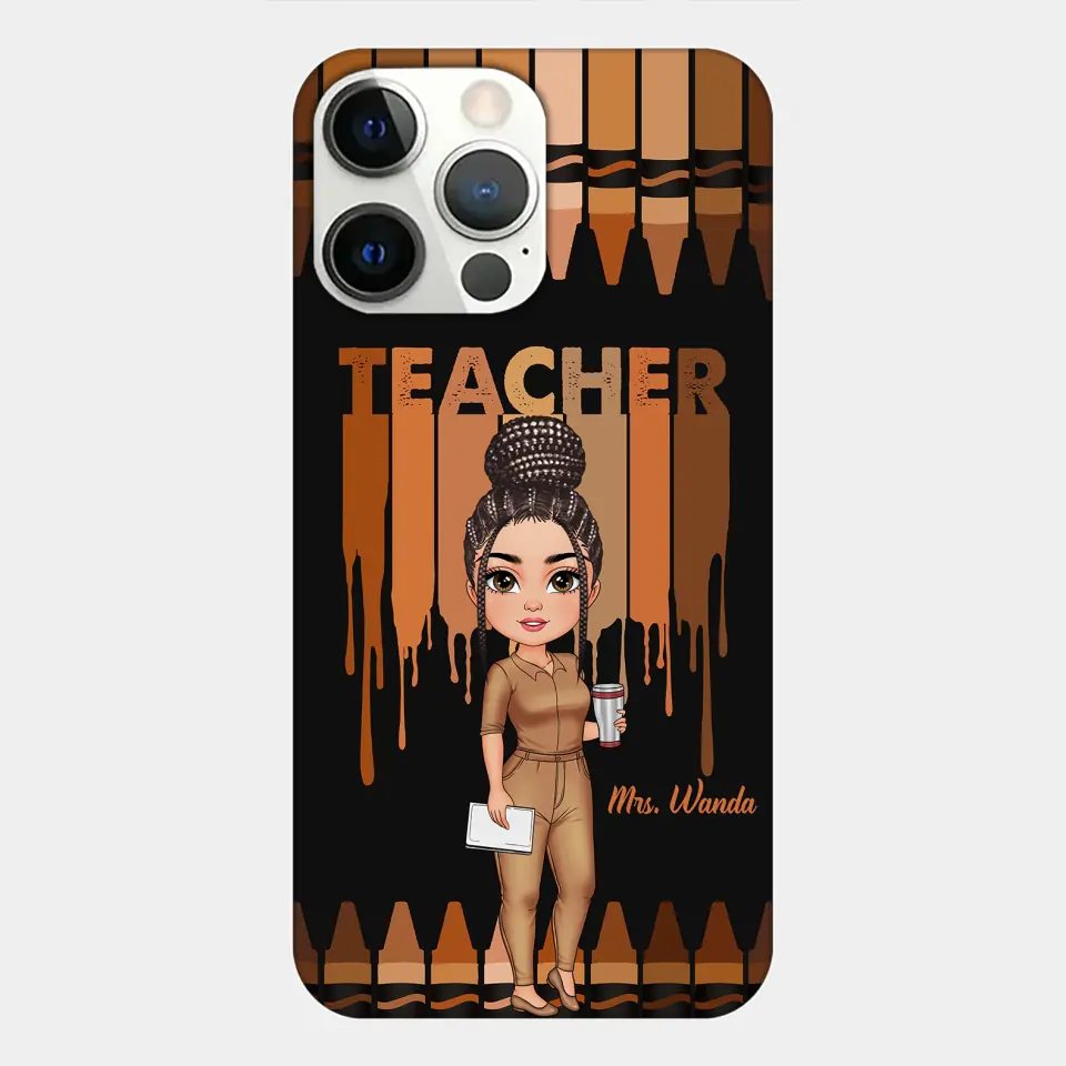Teacher Love - Personalized Custom Phone Case - Teacher's Day, Appreciation Gift For Teacher