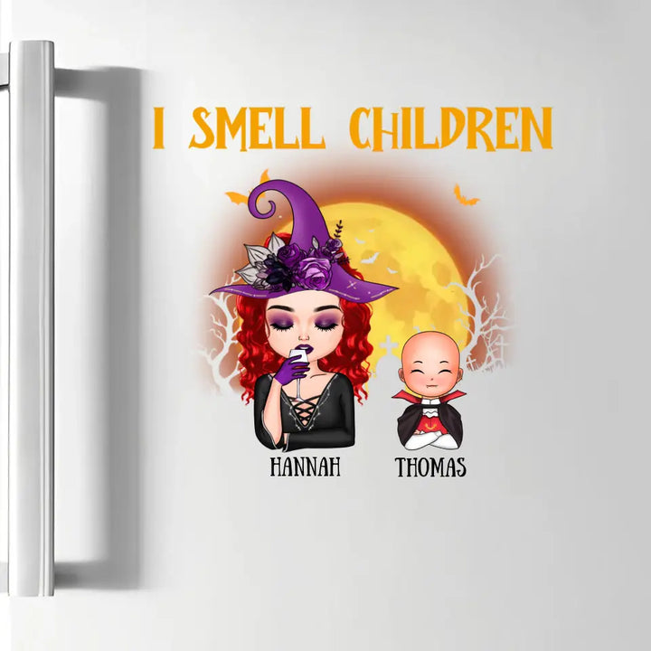 I Smell Children - Personalized Custom Decal - Halloween Gift For Grandma, Mom