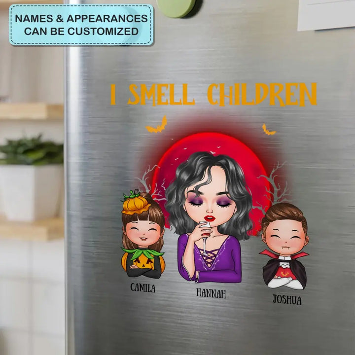 I Smell Children - Personalized Custom Decal - Halloween Gift For Grandma, Mom