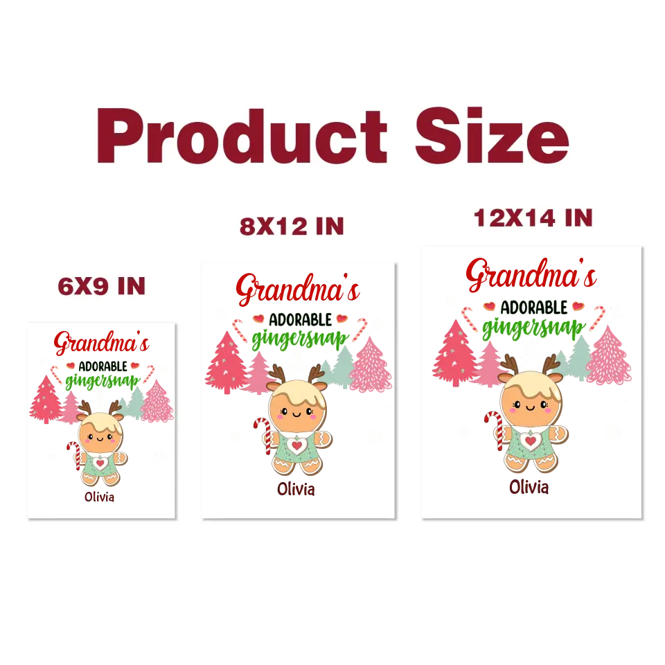 Grandma's Cookies Crew - Personalized Custom Decal - Christmas Gift For Grandma, Mom, Family Members