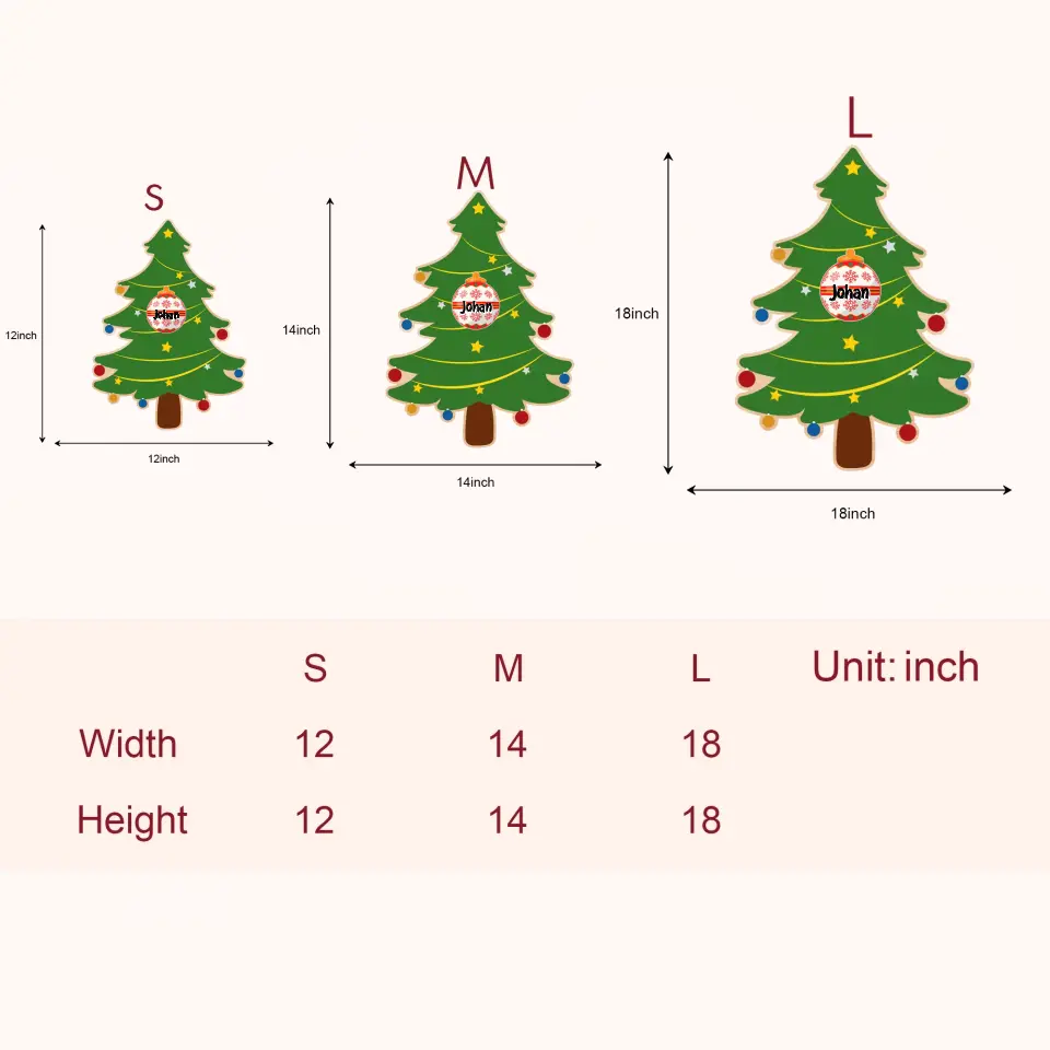 Family Christmas Tree Farm - Personalized Custom Door Sign - Christmas Gift For Family Members