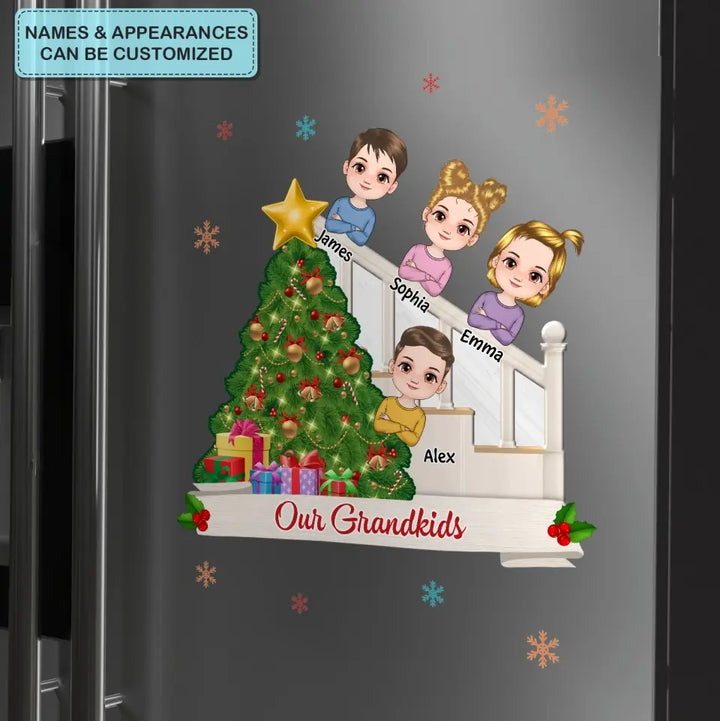 Our Grandkids - Personalized Custom Decal - Christmas Gift For Family Members