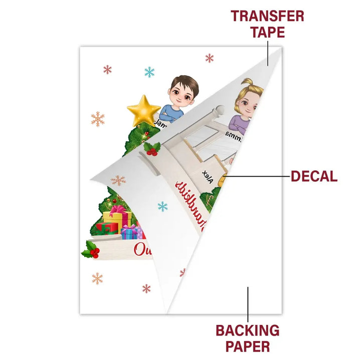 Our Grandkids - Personalized Custom Decal - Christmas Gift For Family Members