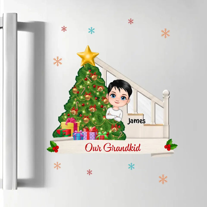 Our Grandkids - Personalized Custom Decal - Christmas Gift For Family Members