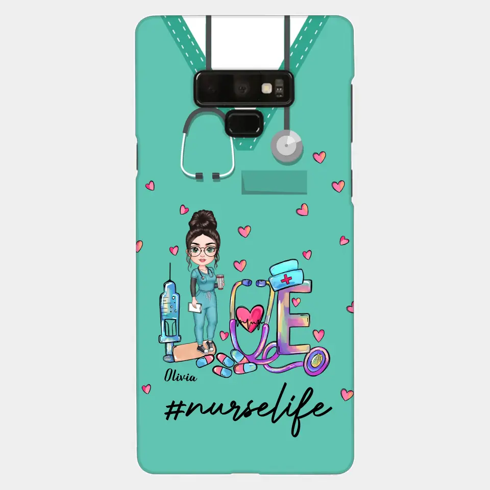 Personalized Custom Phone Case - Nurse Day, Appreciation Gift For Nurse - Love Nurse Life