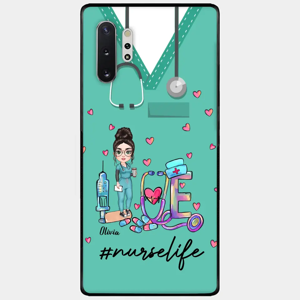 Personalized Custom Phone Case - Nurse Day, Appreciation Gift For Nurse - Love Nurse Life